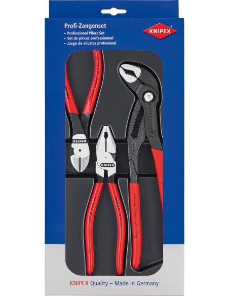 Jgo alicates Kraft 3 pzasKNIPEX