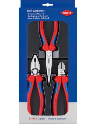 Jgo alicates montaje 3 pzas KNIPEX