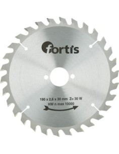 Hoja sier circ MD 190x2,4x30mm Z30W Fortis