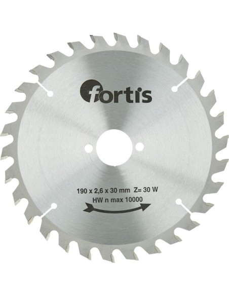 Hoja sier circ MD 190x2,4x30mm Z30W Fortis