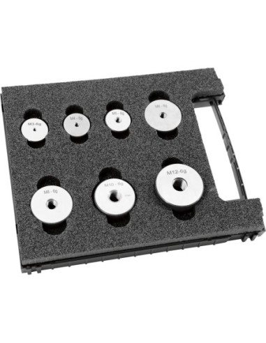 Jgo anillos patrón rosca no pasa 6g M3-M12