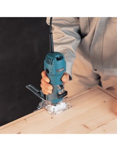 Makita 3707FC Fresadora 6mm con luz
