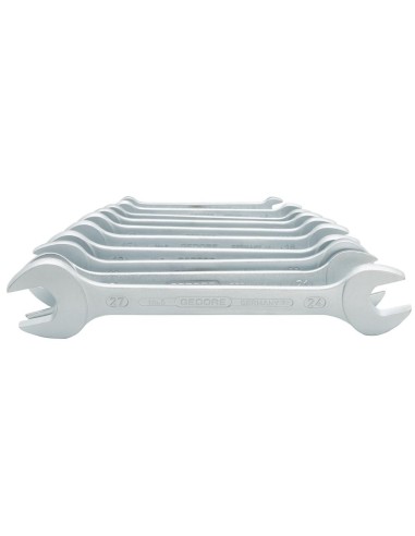 Jgo llaves fijas 2 bocas DIN3110 6-27mm 10 pzas GEDORE