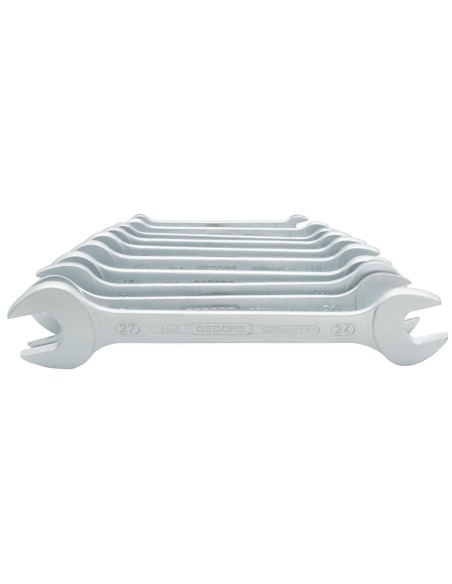 Jgo llaves fijas 2 bocas DIN3110 6-27mm 10 pzas GEDORE