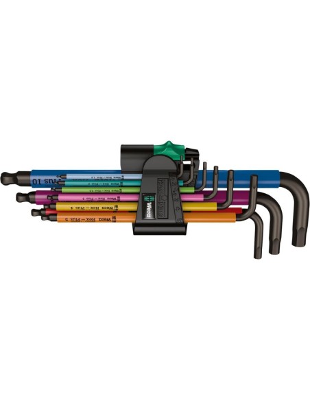 Jgo llaves Allen Multicolor 9 pzas Wera