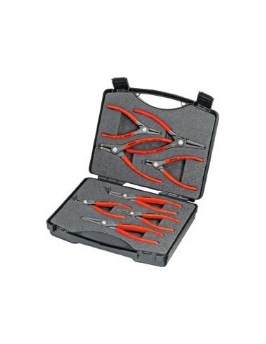 Jgo alicates p/ circlips precisión de 8 pzas KNIPEX