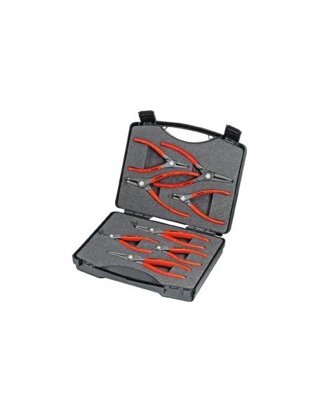 Jgo alicates p/ circlips precisión de 8 pzas KNIPEX