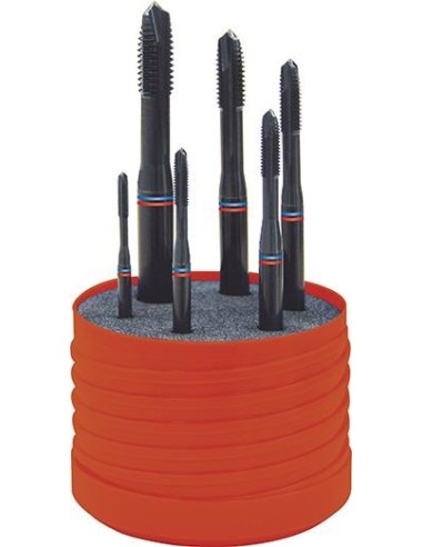 Machos roscar a máquina, juego vaporizado vaporizado M3-M10 agjo pasante
