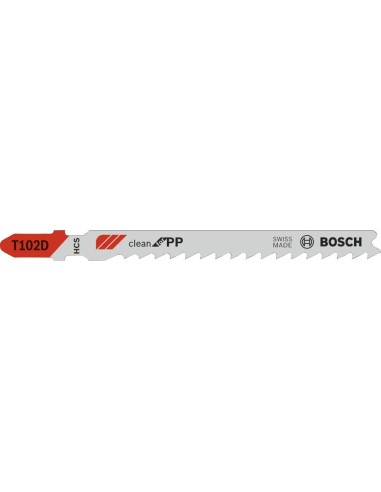 Hoja sierra calar T 102 Dpaquete c/ 5 u. Bosch