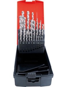 Broca espiral DIN338 HSS Tipo W 1,0-10,5mm incl broca sacanúc