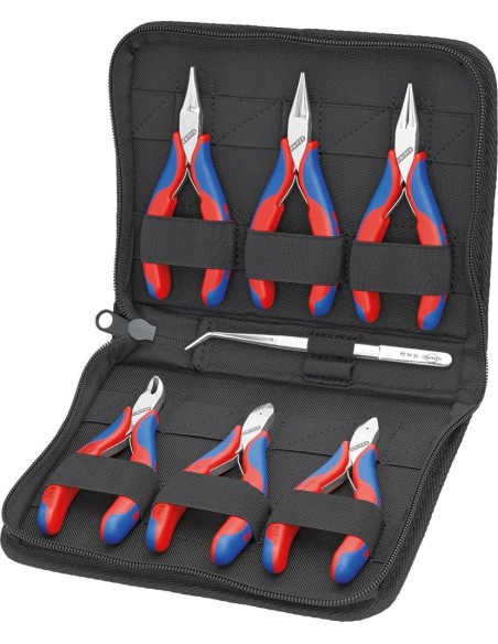 Juego alicates p/ electr.7 pzas. Knipex