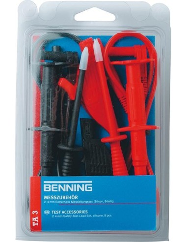 Kit cable medición TA 3 8pzas BENNING