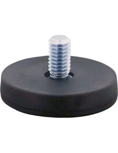 Imán plano 88mm con pasador M8/de goma