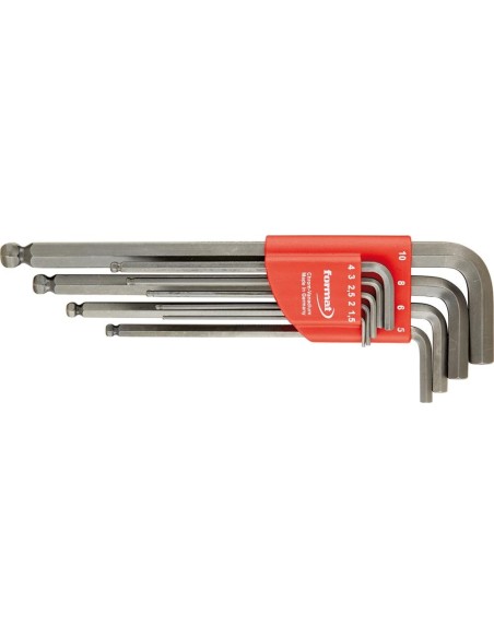 Jgo llaves Allen gris acero 1,5-10x mm