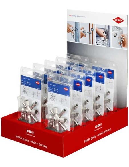 Expositor para mostrador 10 piezas KNIPEX 00 18 01 V28