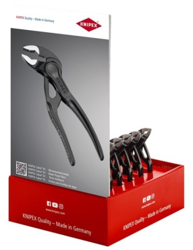 Expositor para mostrador 12 piezas KNIPEX 00 18 01 V39