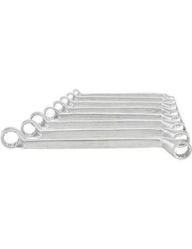 Jgo llaves dos bocas estrella DIN838 6-22mm 8 pzas