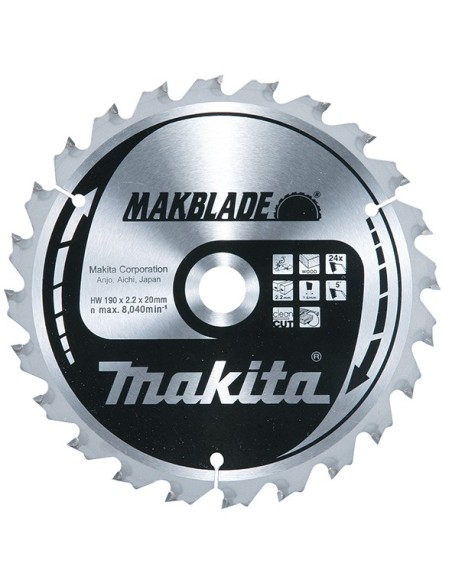 Makita B-08894 Disco HM 190/20/24D Makblade