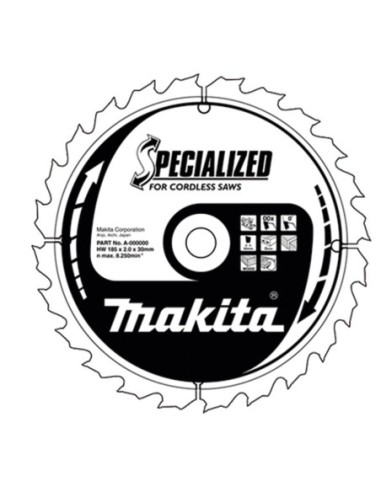 Makita B-09167 Disco HM 165/20/24D Batería