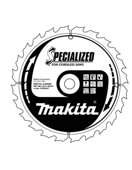 Makita B-09167 Disco HM 165/20/24D Batería