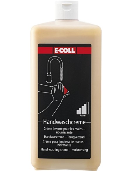 Crema para el lavado de manos no grasa líquida bote 1l E-COLL