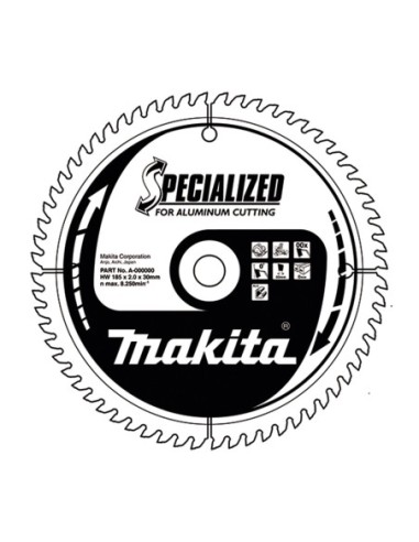Makita B-09737 Disco HM 350/30/100D Aluminio
