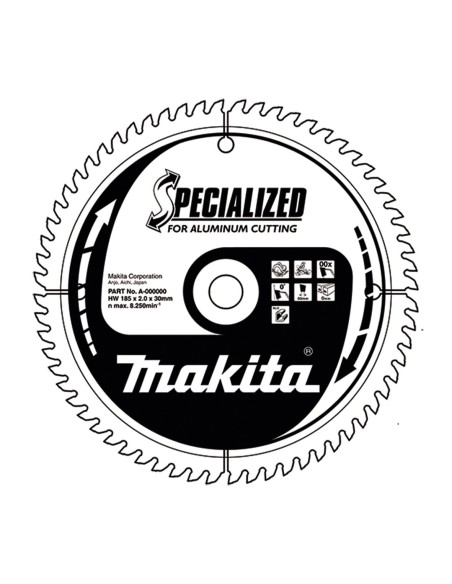 Makita B-09737 Disco HM 350/30/100D Aluminio