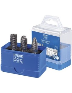 Juego fresas mango 6mm 3 piezas, ZYAS-WRC-RBF Ø12mm, dentado 3 Plus Pferd