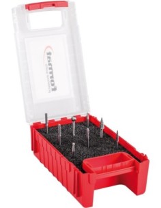 Jgo fresas pequeñas mangoHM C 3mm 8 pzas
