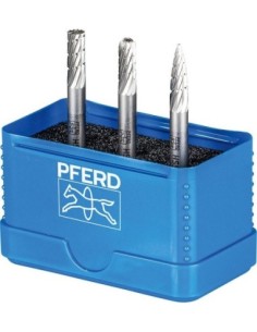 J. fresas mango HSS 6mm 3piezas, A-C-K Ø 6mm, dentado Z3 Pferd