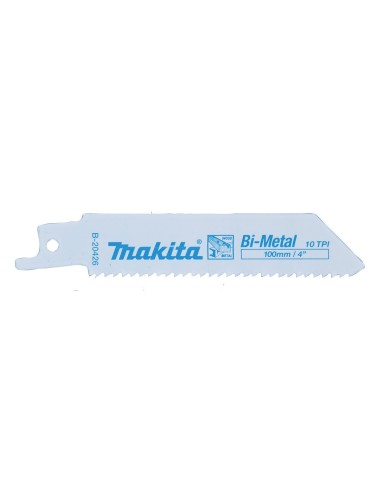 Makita B-20426 Sierra de sable 100mm para madera y metal 10TPI 5pcs