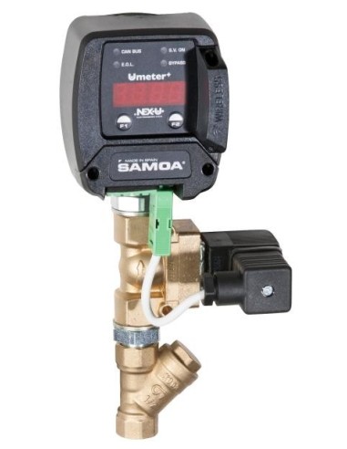 KIT U·METER DE ALUMINIO 1/2 CON VÁLVULA SOLENOIDE Y FILTRO TIPO Y, ACEITE - ANTICONGELANTE