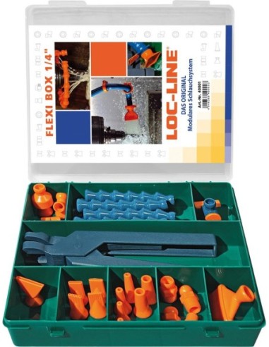 Jgo mangueras para refrigerante Flexi-Box 27pzas 1/2 LOC-LINE