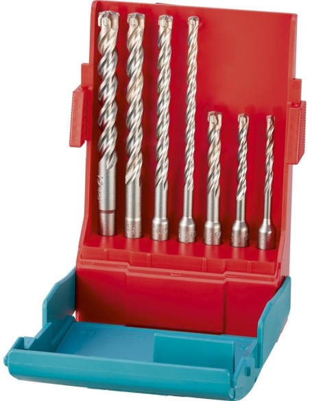 Juego de brocas de martillo SDS-Plus Trijet Ultimate 7 piezas heller