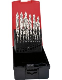 Juego broca espiral HSS Step-Tip DIN338 1/13/0,5mm vaporizado
