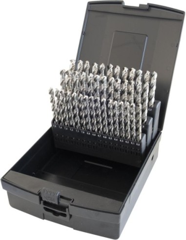 Jgo brocas espir. DIN338 HSS-E rectificada N INOX 6-10mm FORTIS