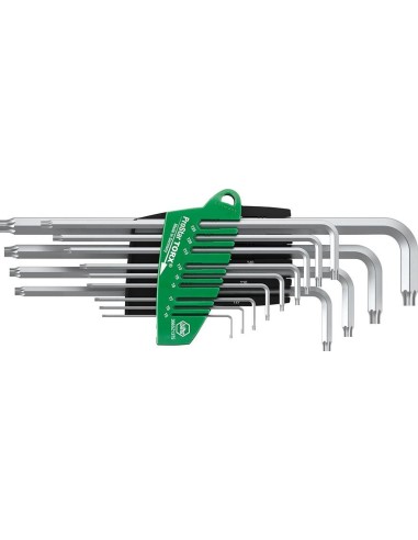 Jgo llaves Allen T5-T45x mm 13 pzas Wiha