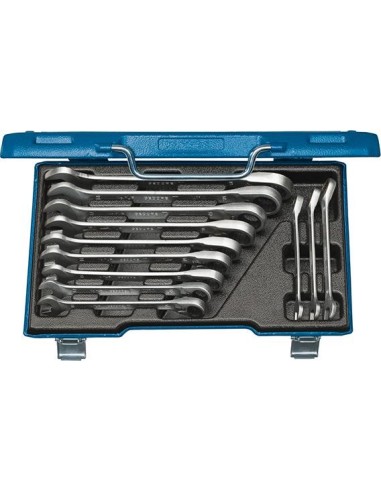 Jgo llaves fijas con llave estrella de carracareversible 8-19mm de 12 pzas GEDORE