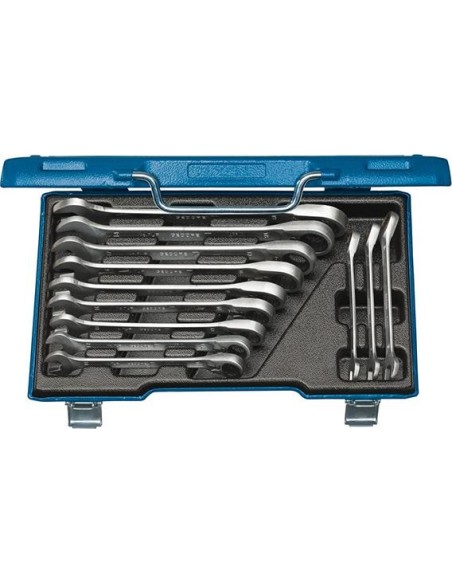 Jgo llaves fijas con llave estrella de carracareversible 8-19mm de 12 pzas GEDORE