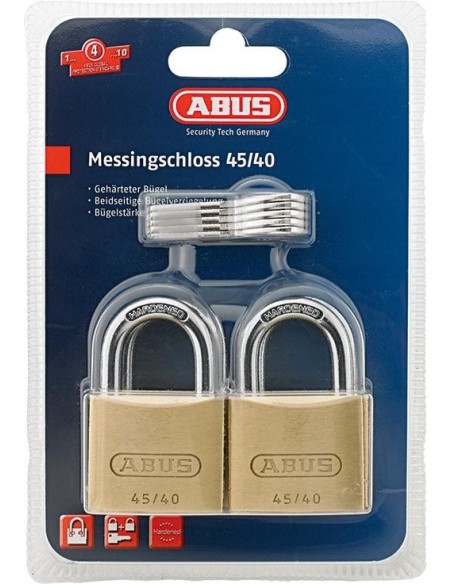 Candado de latón Quad-Pack SB ABUS