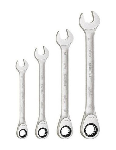Jgo de llaves fijas 4 pzas S 7 R-04 10-19 mm