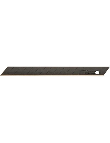 Hoja seccionable black 9mm paquete c/ 10 u. LUTZBLADES
