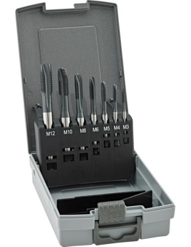 Machos roscar a máquina HSSE vaporizada tipo INOXagujero pasante M3-M12 FORTIS