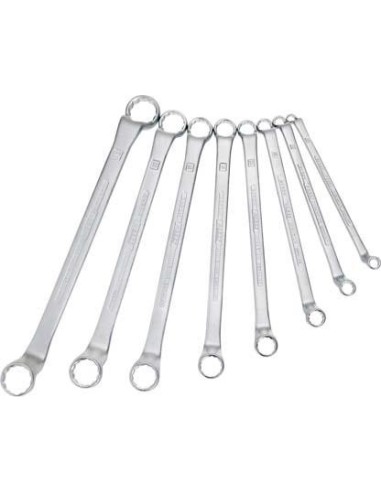 Jgo llaves dos bocas estrella DIN838 6-22mm 8 pzas HAZET