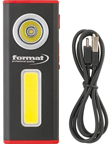 Linterna port. LED alum. 500Lumen