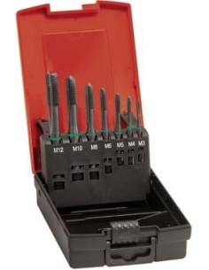 Machos roscar a máquina, juego DIN371 HSSE tipo UNI tipo UNI forma B M3-M12