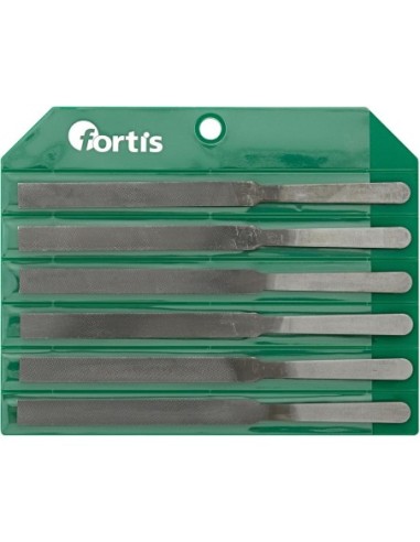 Jgo limas contacto 150mm picado doble 6 pzas en bolsa de PVC FORTIS