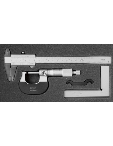 Jgo instrumentos medición3 pzas FORTIS