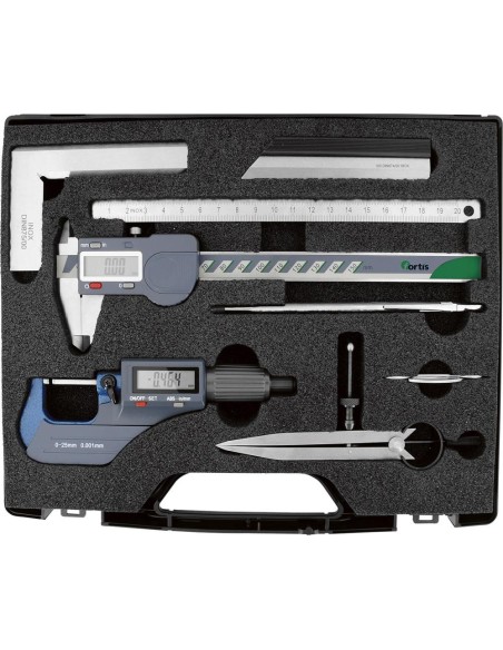 Jgo instrumentos medición7 pzas digital FORTIS