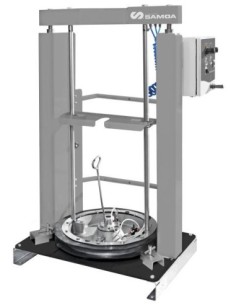 ELEVADOR NEUMÁTICO BIPOSTE BASIC CON INDUCTOR PARA BOMBAS DE PISTÓN PM45, BIDÓN 185 KG
